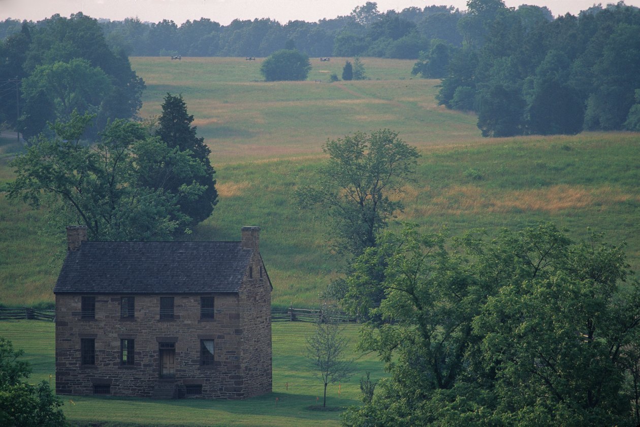 Manassas Battlefield Park, Stone House Hospital, Union approach field, Hallowed Groun..., 2004 (zdjęcie) autorstwa Kenneth Garrett