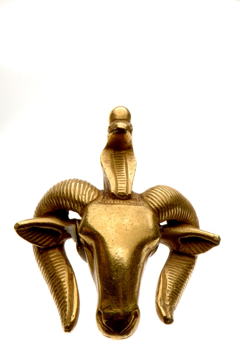 Metropolitan Museum, Nowy Jork, Nubijscy faraonowie, złoty baran, 25. dynastia, późny okres, M..., 2007 (zdjęcie) autorstwa Kenneth Garrett