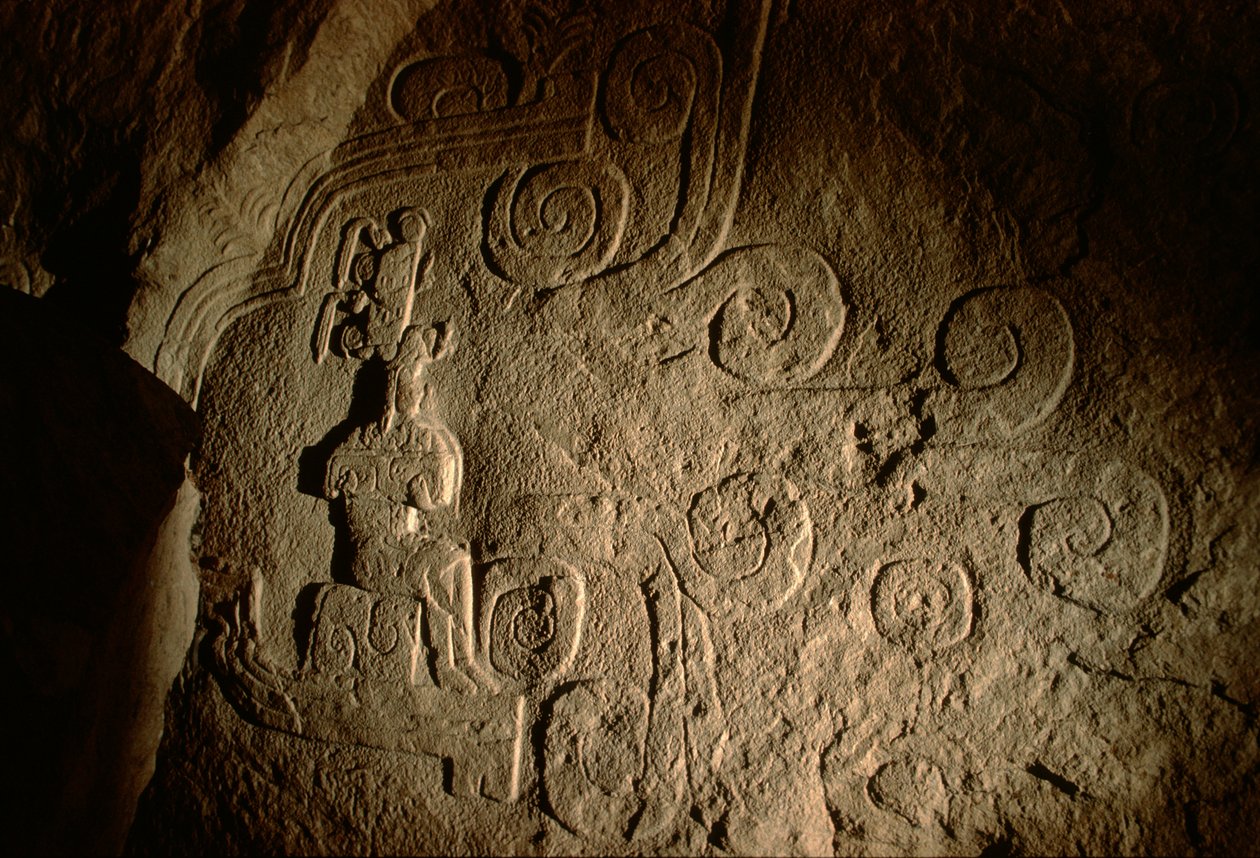 Olmekowie; kultury starożytne; obie Ameryki; Chalcatzingo; Meksyk autorstwa Kenneth Garrett