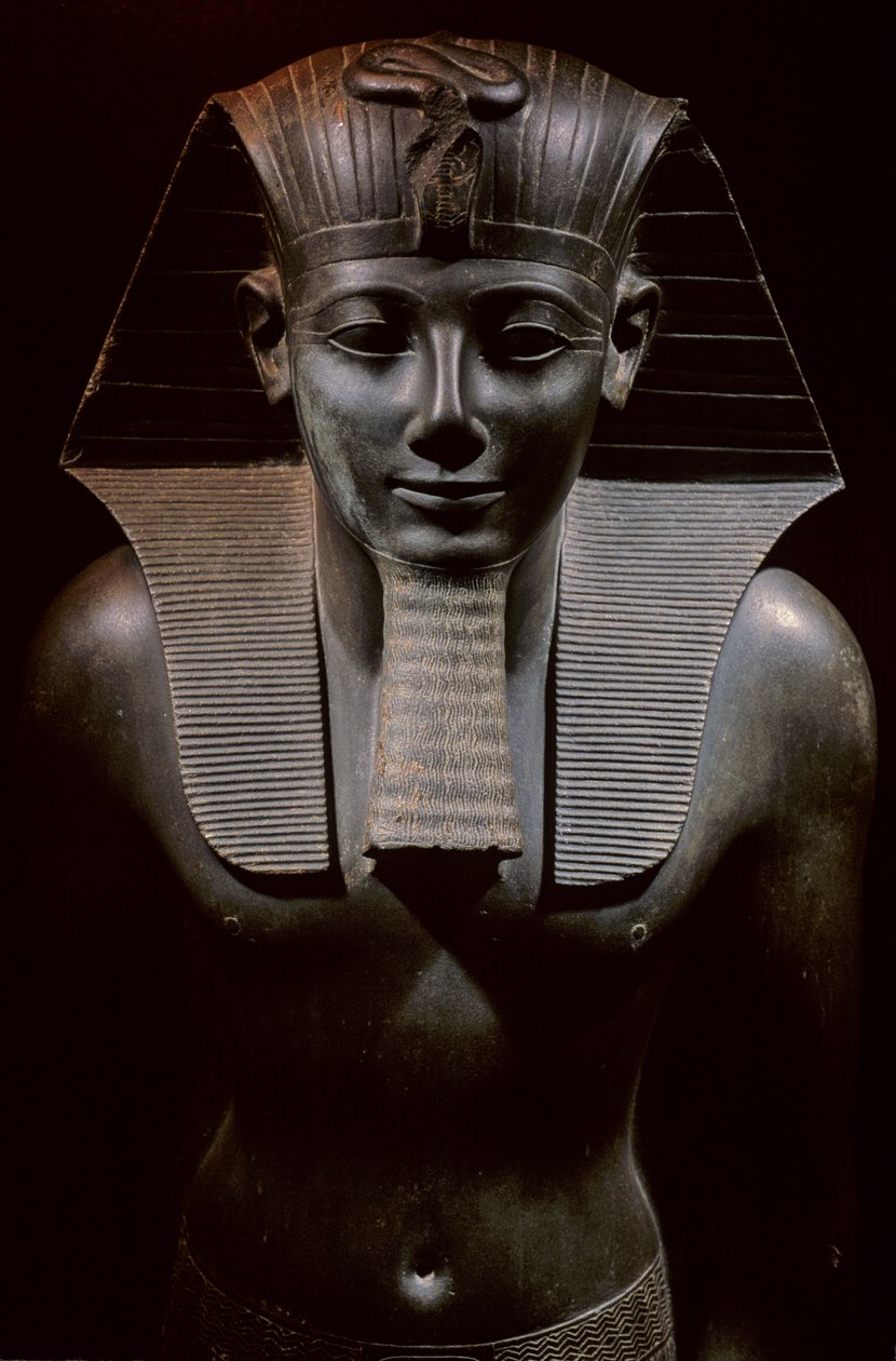 Thutmosis III, Thutmose III, Tuthmose III, posąg, Muzeum Luksorskie, Egipt, Nowe Państwo autorstwa Kenneth Garrett