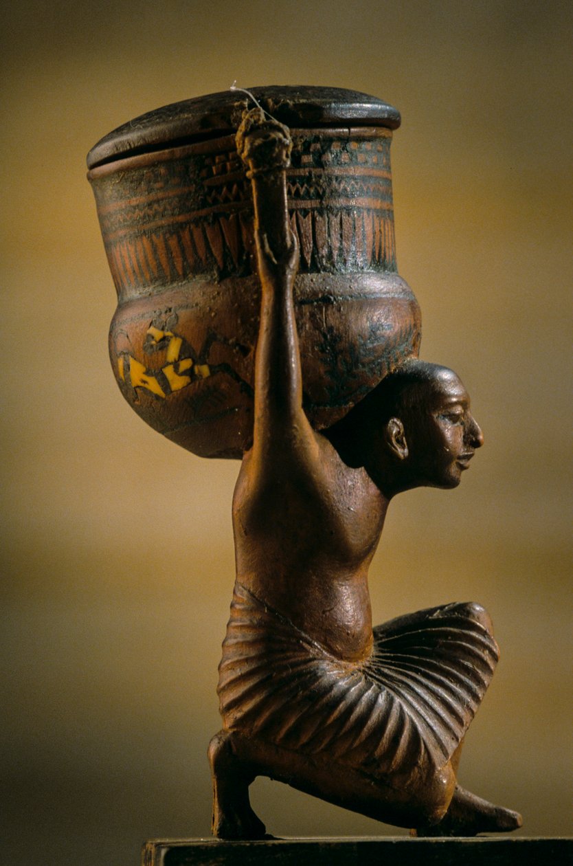 Naczynie Unguent; grobowiec Haity; panowanie Amenhotepa IV; Akhenaten; Amarna, 2009 (zdjęcie) autorstwa Kenneth Garrett