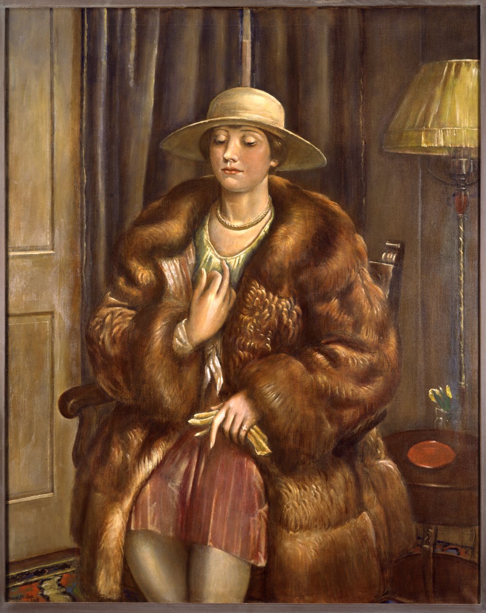 Rozmówca czeka autorstwa Kenneth Hayes Miller