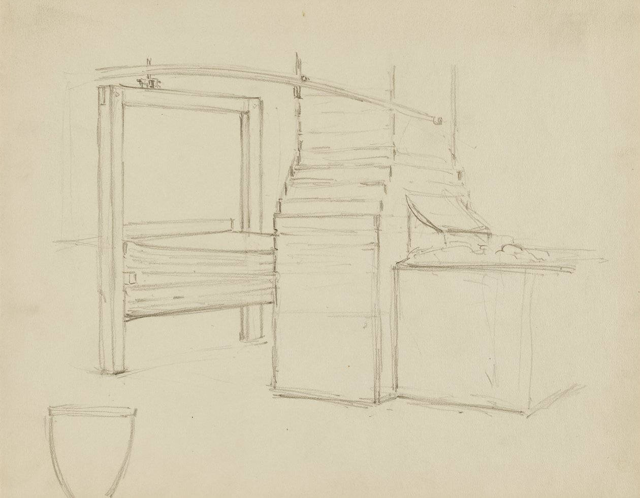 (Rotunda Kapitolu Stanu Iowa) (Producenci, badanie dla panelu) autorstwa Kenyon Cox