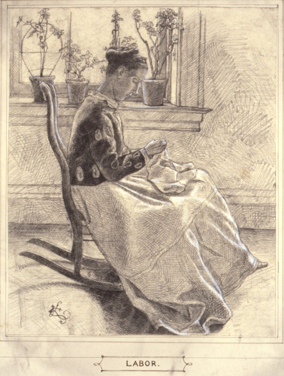 (Study for "Labor") autorstwa Kenyon Cox