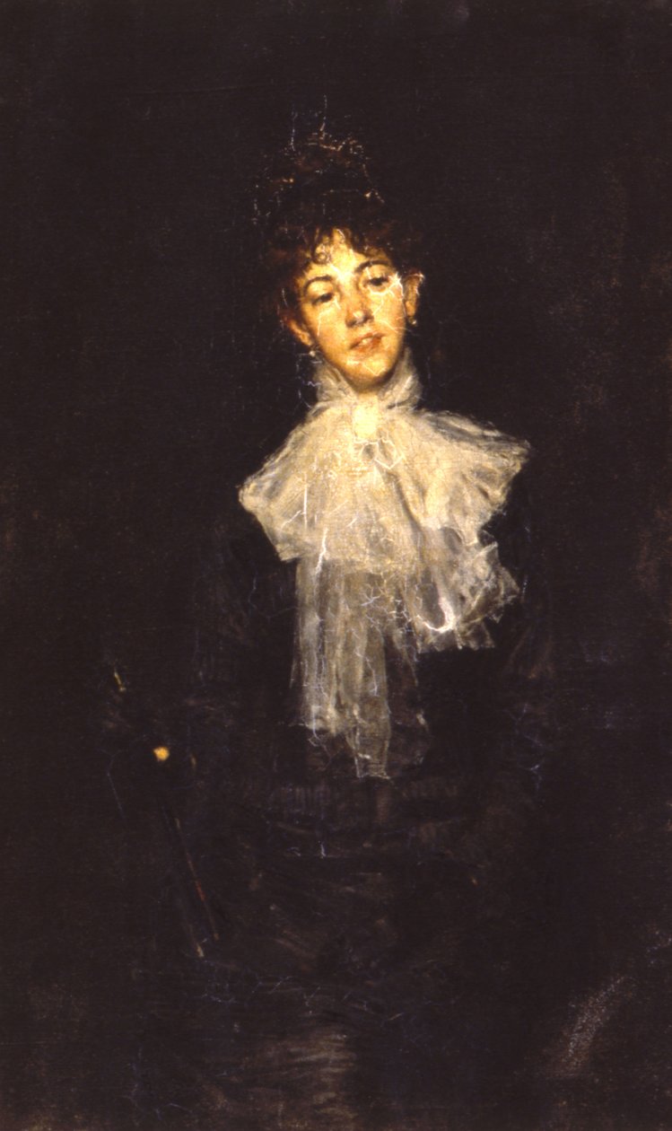 Dama w czerni, 1880. autorstwa Kenyon Cox
