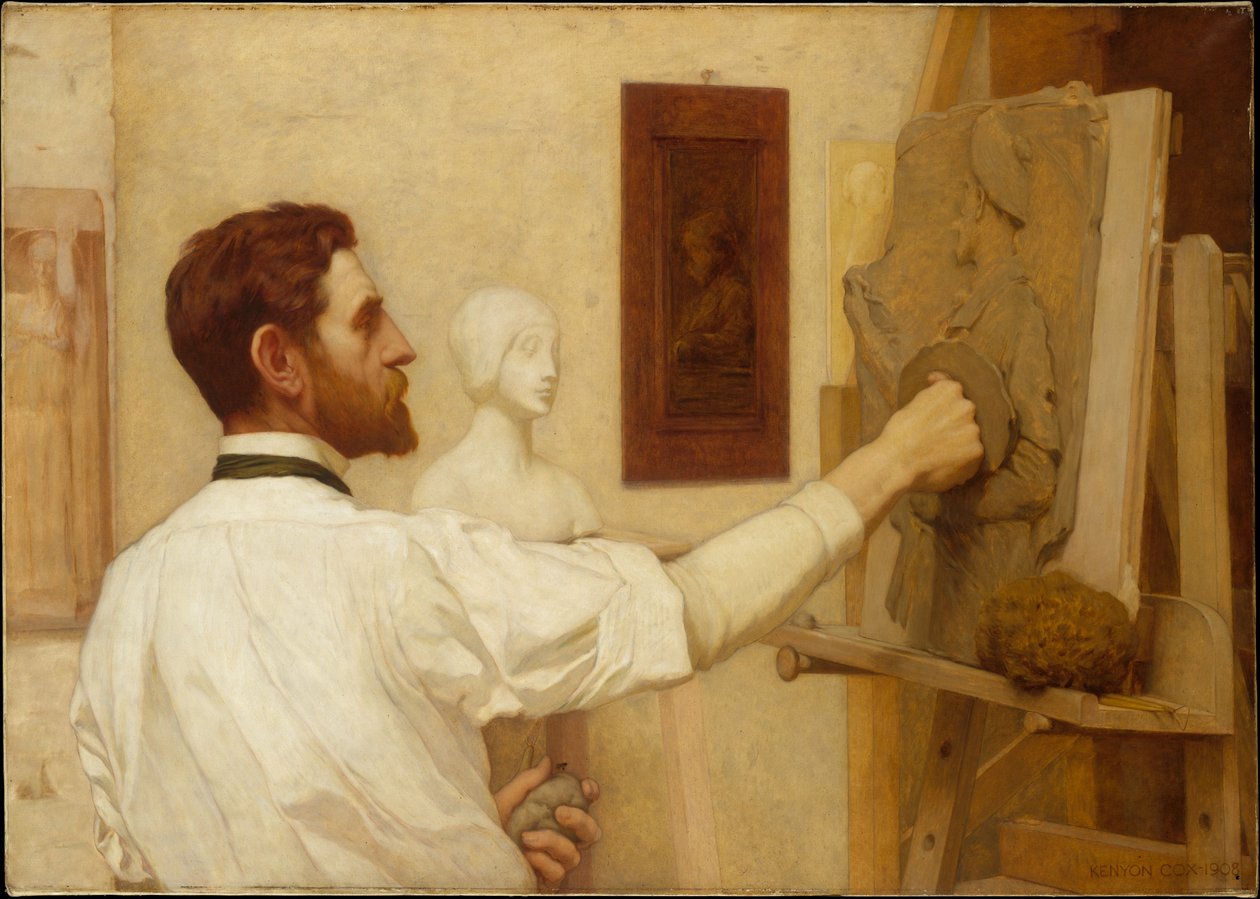 Augustus Saint-Gaudens autorstwa Kenyon Cox
