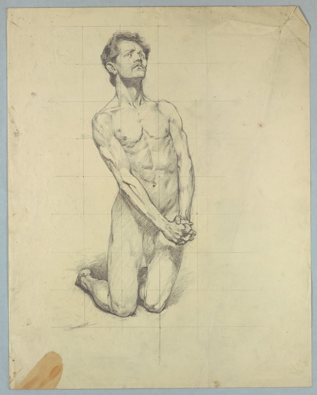 Studium postaci do „Kuszenia św. Antoniego” autorstwa Kenyon Cox