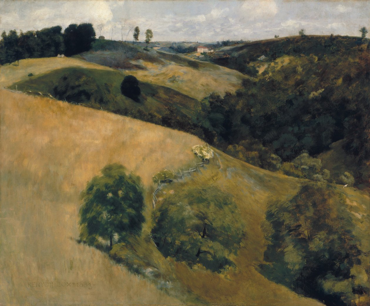 Latające cienie, 1883. autorstwa Kenyon Cox