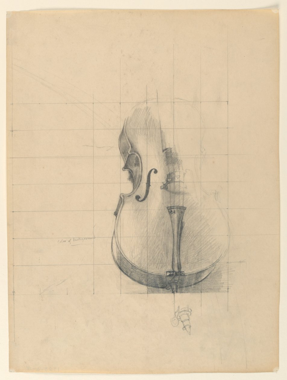 Studia dla „Music”, „The Arts”, Library of Congress, Washington D.C. autorstwa Kenyon Cox