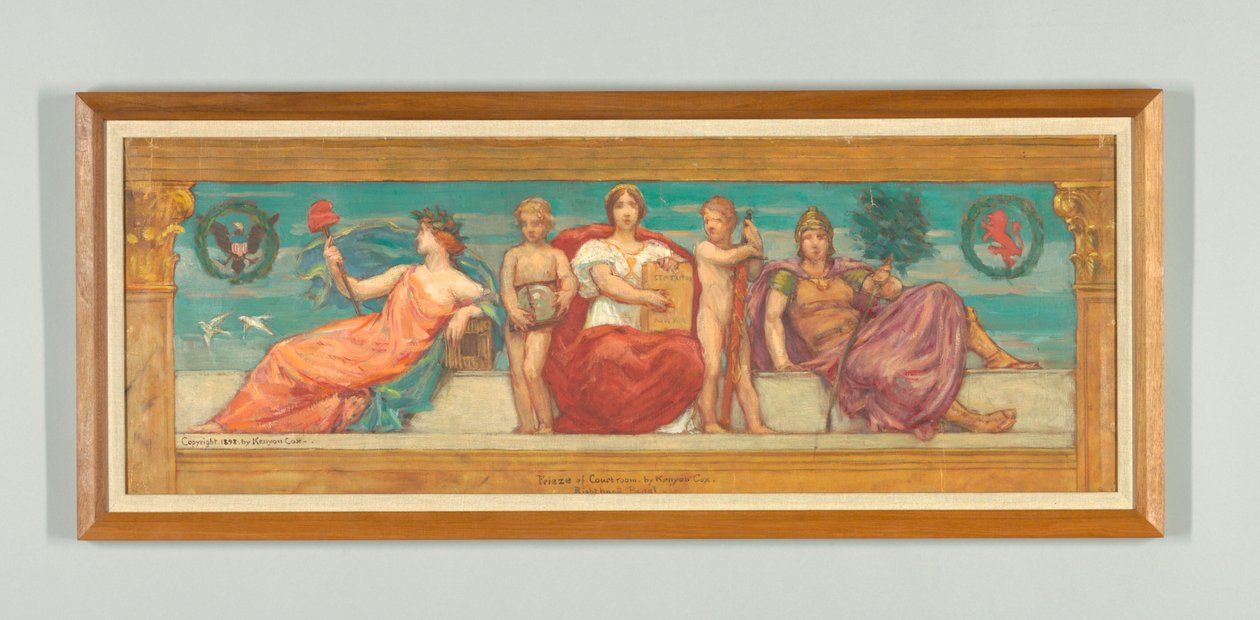 The Statute Law, Study for Right Panel of "The Reign of Law," Frieze for Appellate Court, New York   1270232   pl       polish Successfully Translated  Original: Waldinneres Translat: Waldinneres 1344558 pl polish Successfully Translated Original: The Mada autorstwa Kenyon Cox