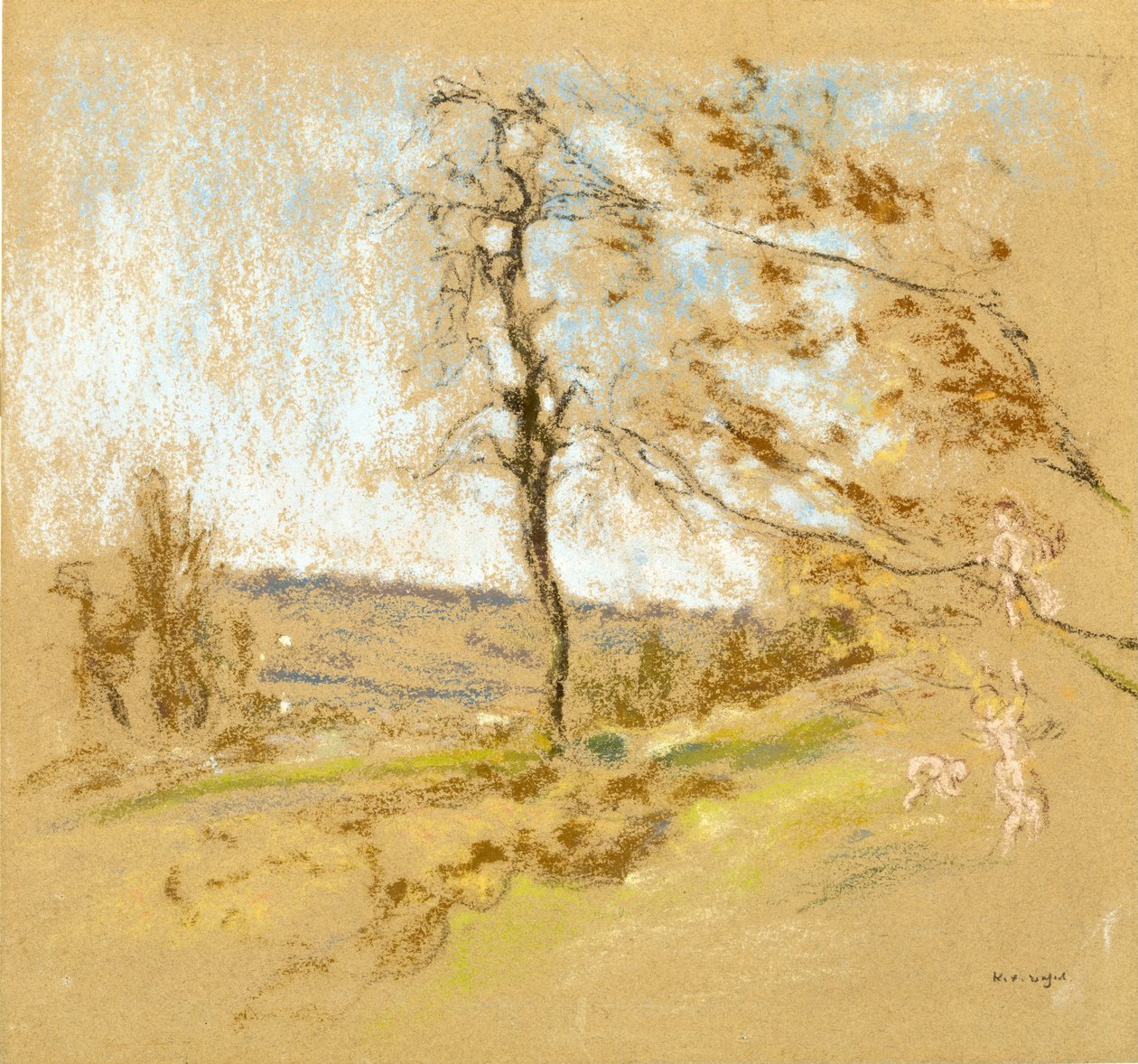 Krajobraz, ok. 1900 autorstwa Ker Xavier Roussel