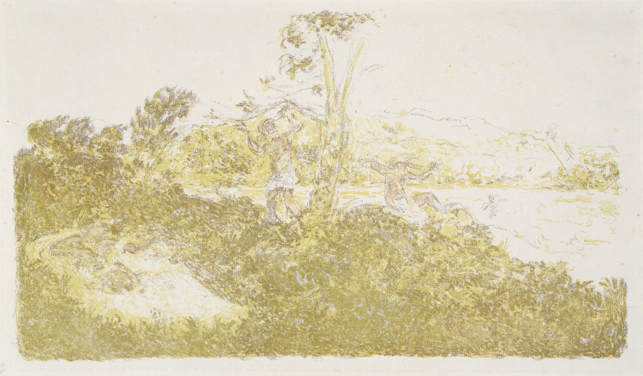 Figury nad morzem, ok. 1930 r. 1900 (litografia w kolorach) autorstwa Ker Xavier Roussel