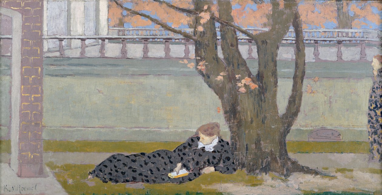 Taras w Tuileries, ok. 1892-3 autorstwa Ker Xavier Roussel