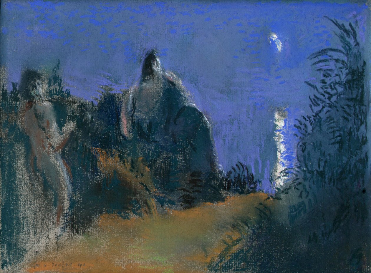 Światło księżyca nad morzem, 1941. autorstwa Ker Xavier Roussel