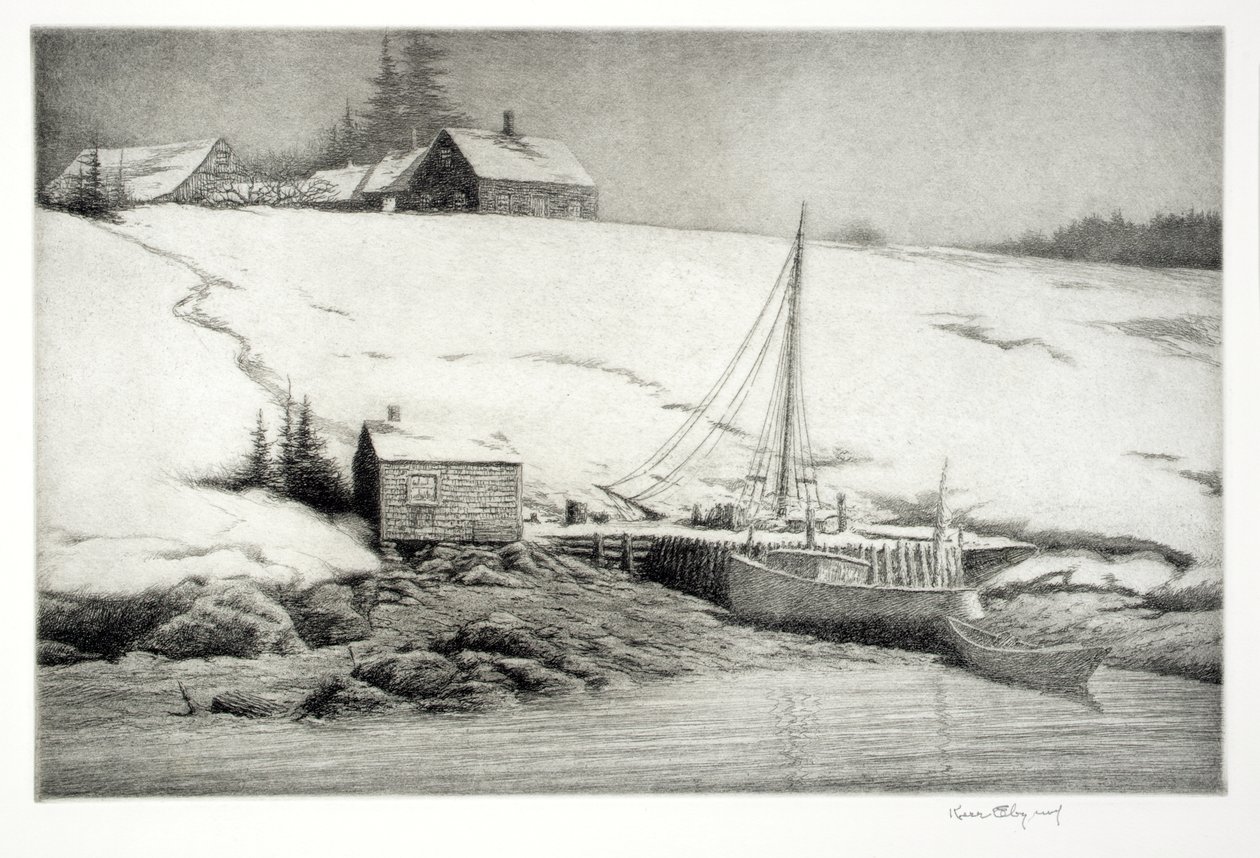 Hatchet Cove, Maine autorstwa Kerr Eby