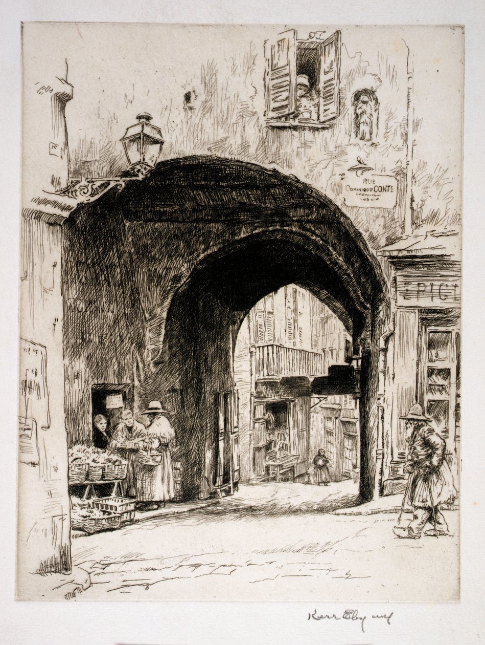 Rue Dominique Conte autorstwa Kerr Eby