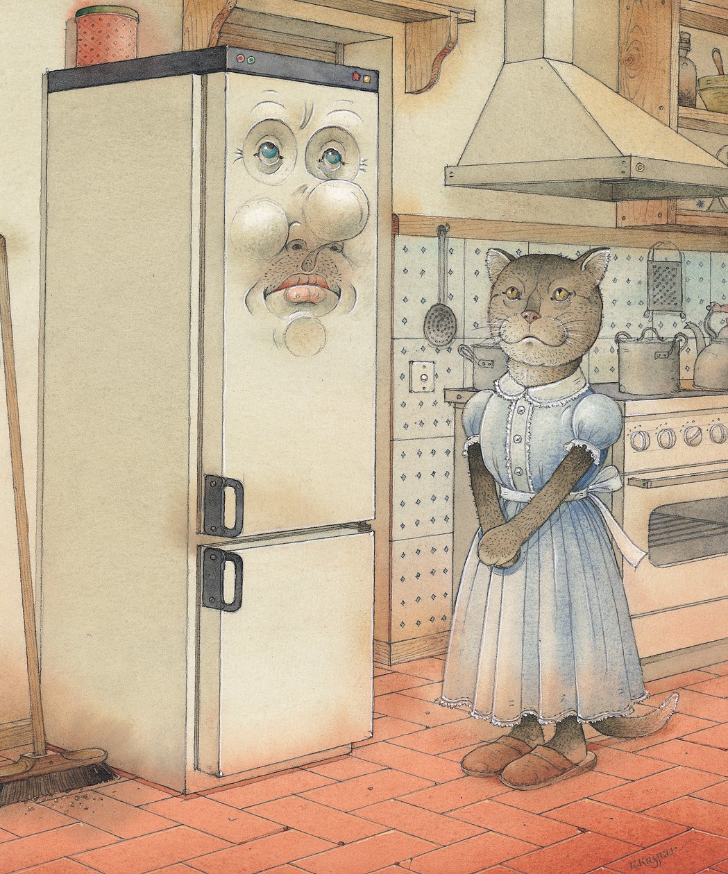 Love Story, 2003 (wc na papierze) autorstwa Kestutis Kasparavicius