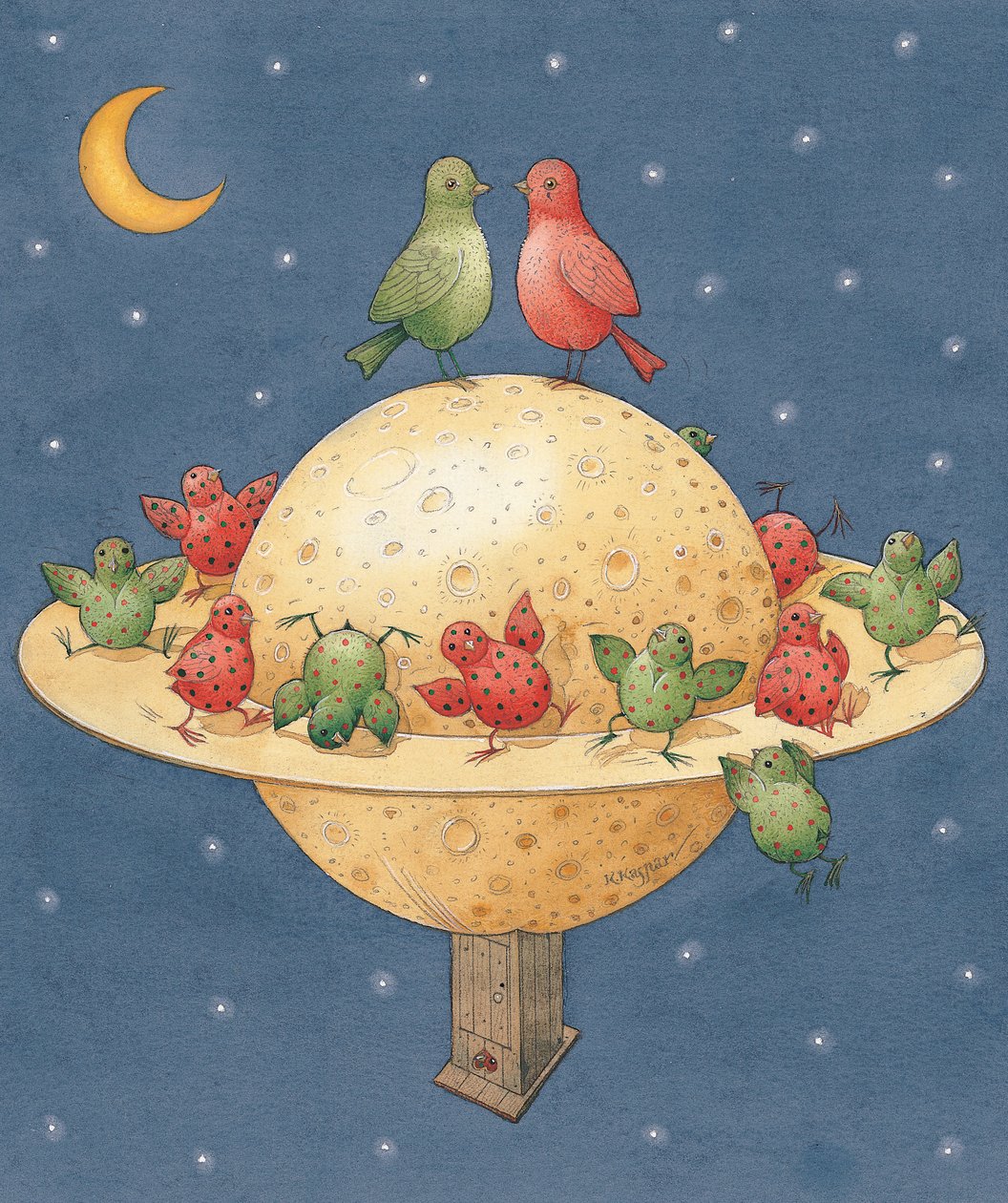 Planeta, 2003 (wc na papierze) autorstwa Kestutis Kasparavicius