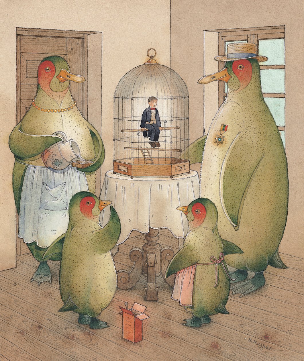 Songman, 2003 (wc na papierze) autorstwa Kestutis Kasparavicius