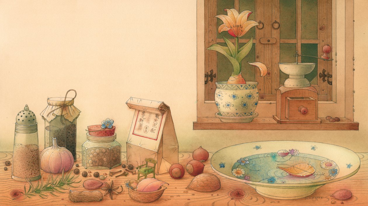 Calineczka 01, 2005 (wc na papierze) autorstwa Kestutis Kasparavicius