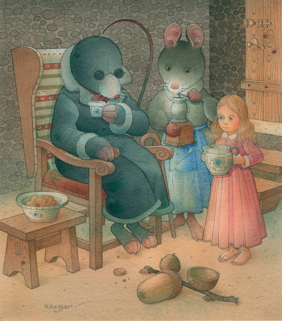 Calineczka 05, 2005 (wc na papierze) autorstwa Kestutis Kasparavicius