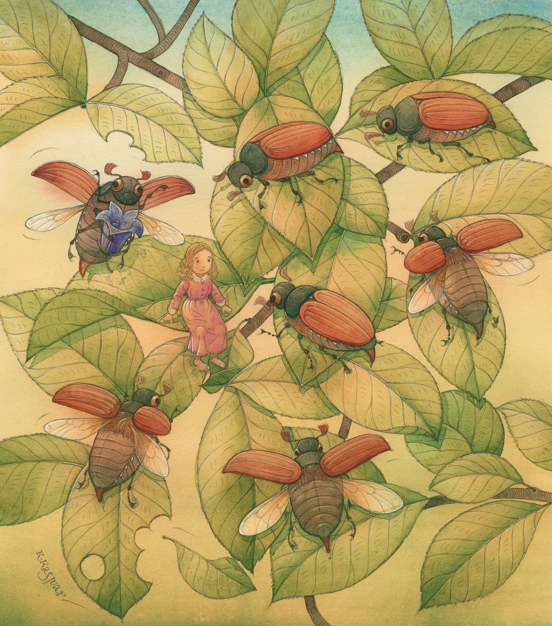 Calineczka 08, 2005 (wc na papierze) autorstwa Kestutis Kasparavicius