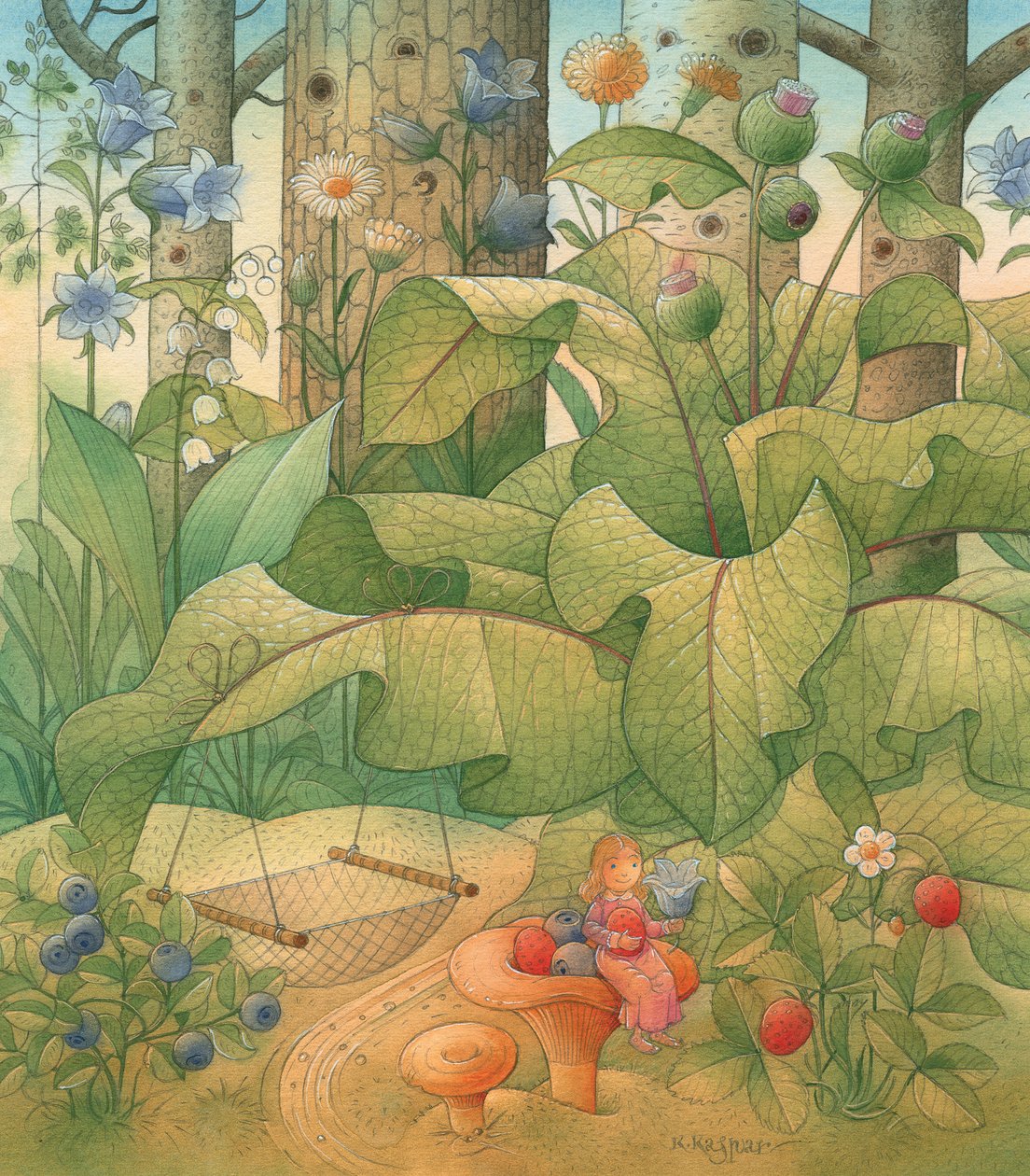 Calineczka 09, 2005 (wc na papierze) autorstwa Kestutis Kasparavicius