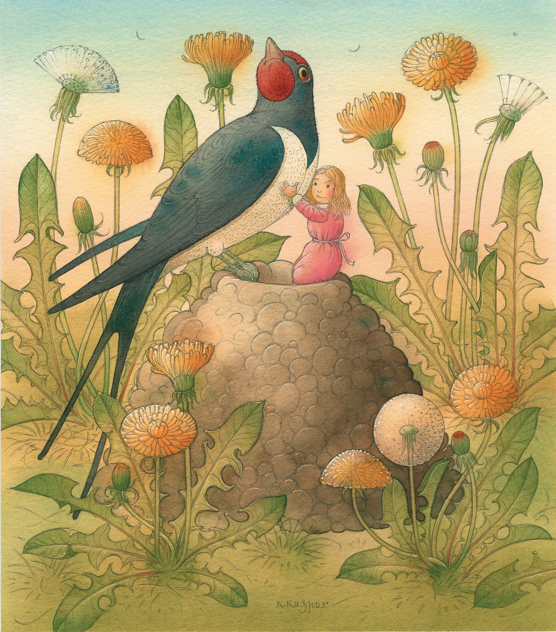 Calineczka 12, 2005 (wc na papierze) autorstwa Kestutis Kasparavicius