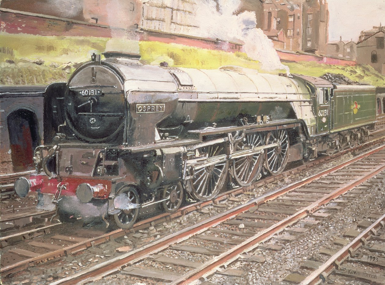 A1 Majesty, Osprey 60131 w Camden MPD, Londyn autorstwa Kevin Guild of Railway Artist Parrish