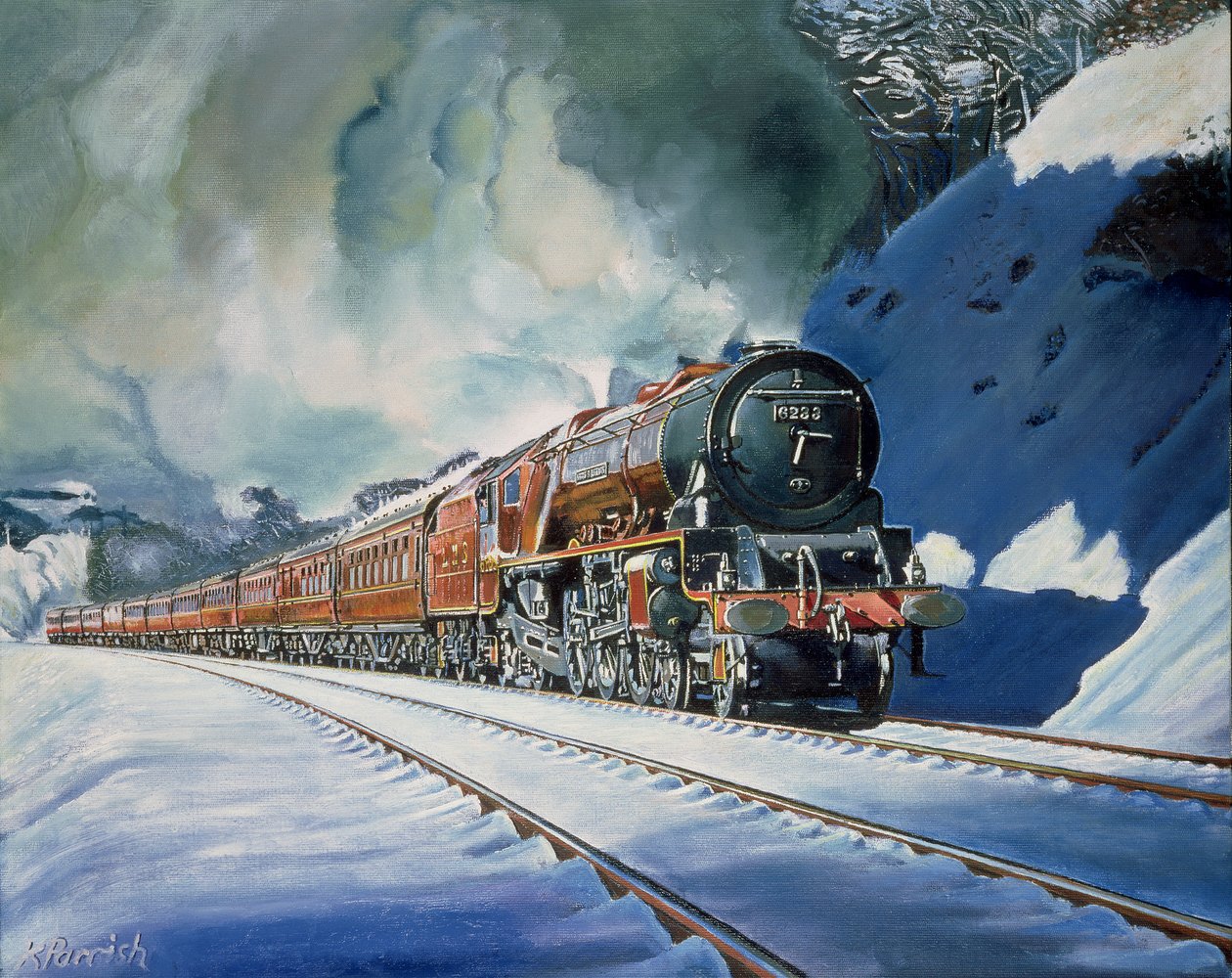 Księżna w buncie autorstwa Kevin Guild of Railway Artist Parrish