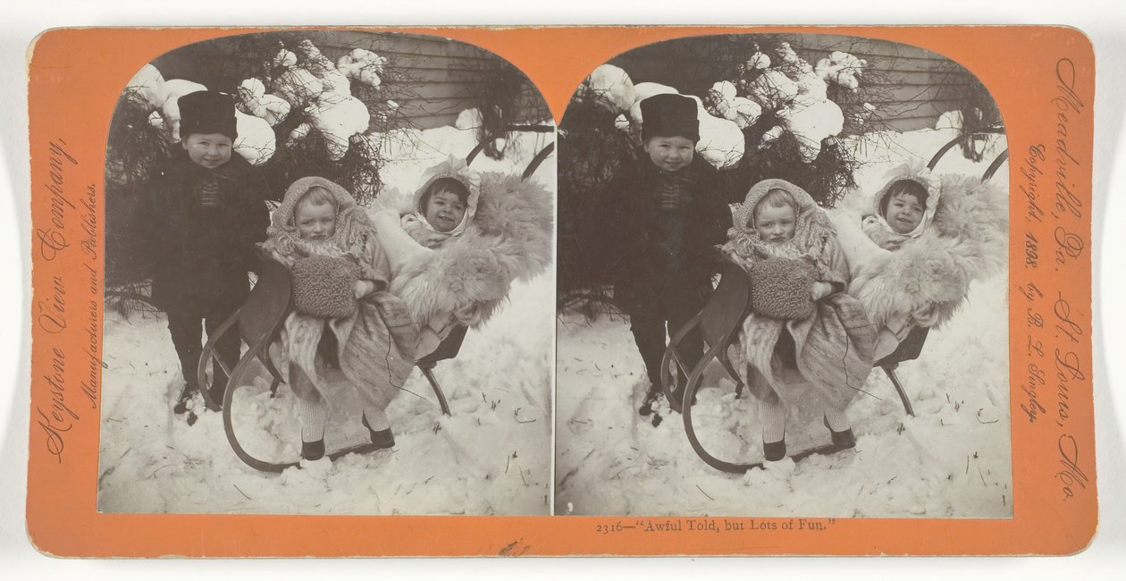 Strasznie powiedziane, ale dużo zabawy, 1898. autorstwa Keystone View Company