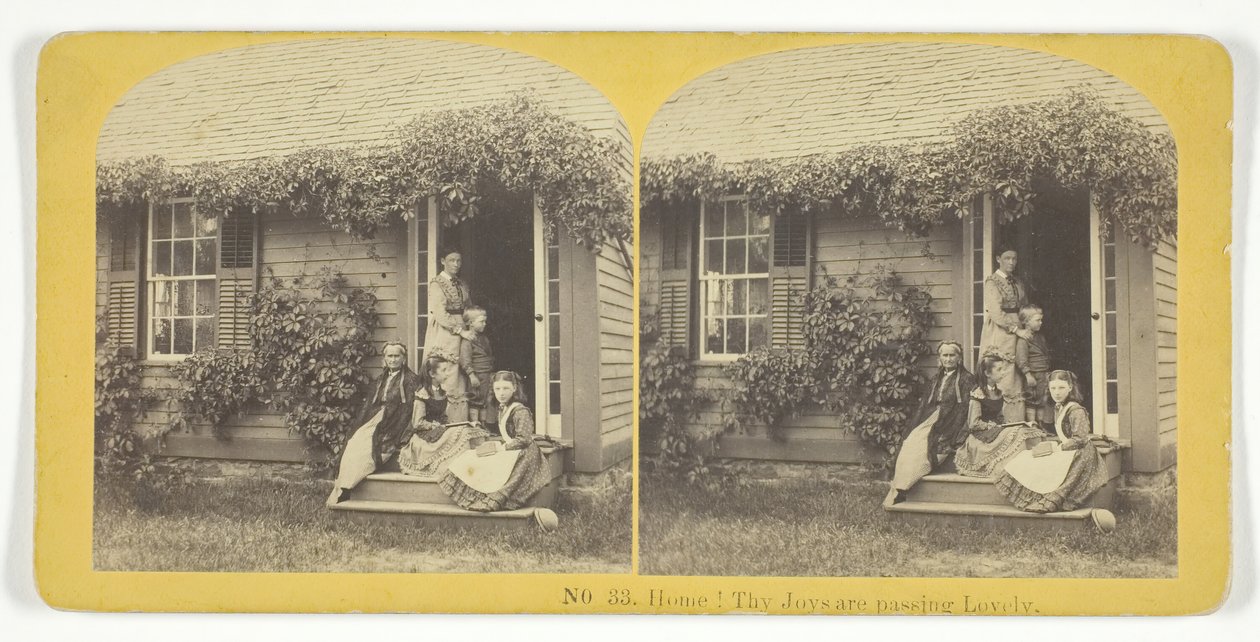 Dom! Thy Joys mijają Lovely, 185575. Twórcy: Kilburn Brothers, BW Kilburn. autorstwa Kilburn Brothers, BW Kilburn