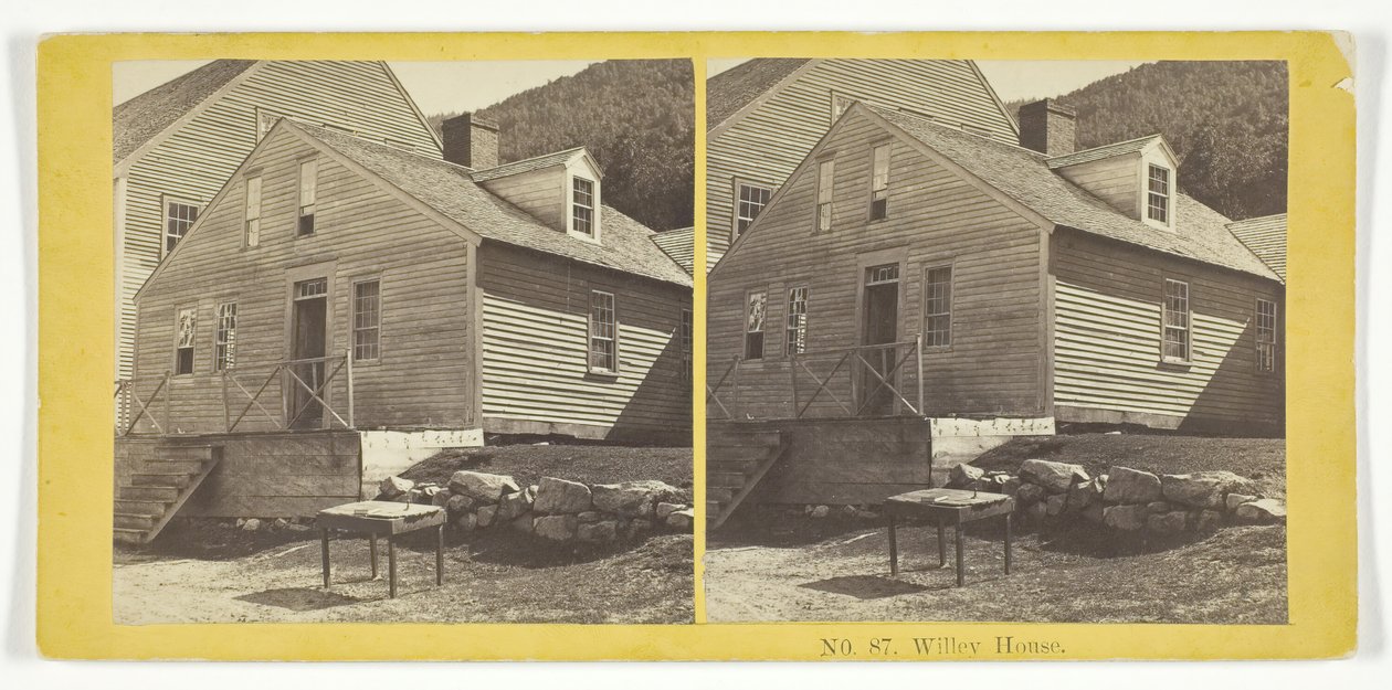 Willey House, 185575. Twórcy: Kilburn Brothers, BW Kilburn. autorstwa Kilburn Brothers, BW Kilburn