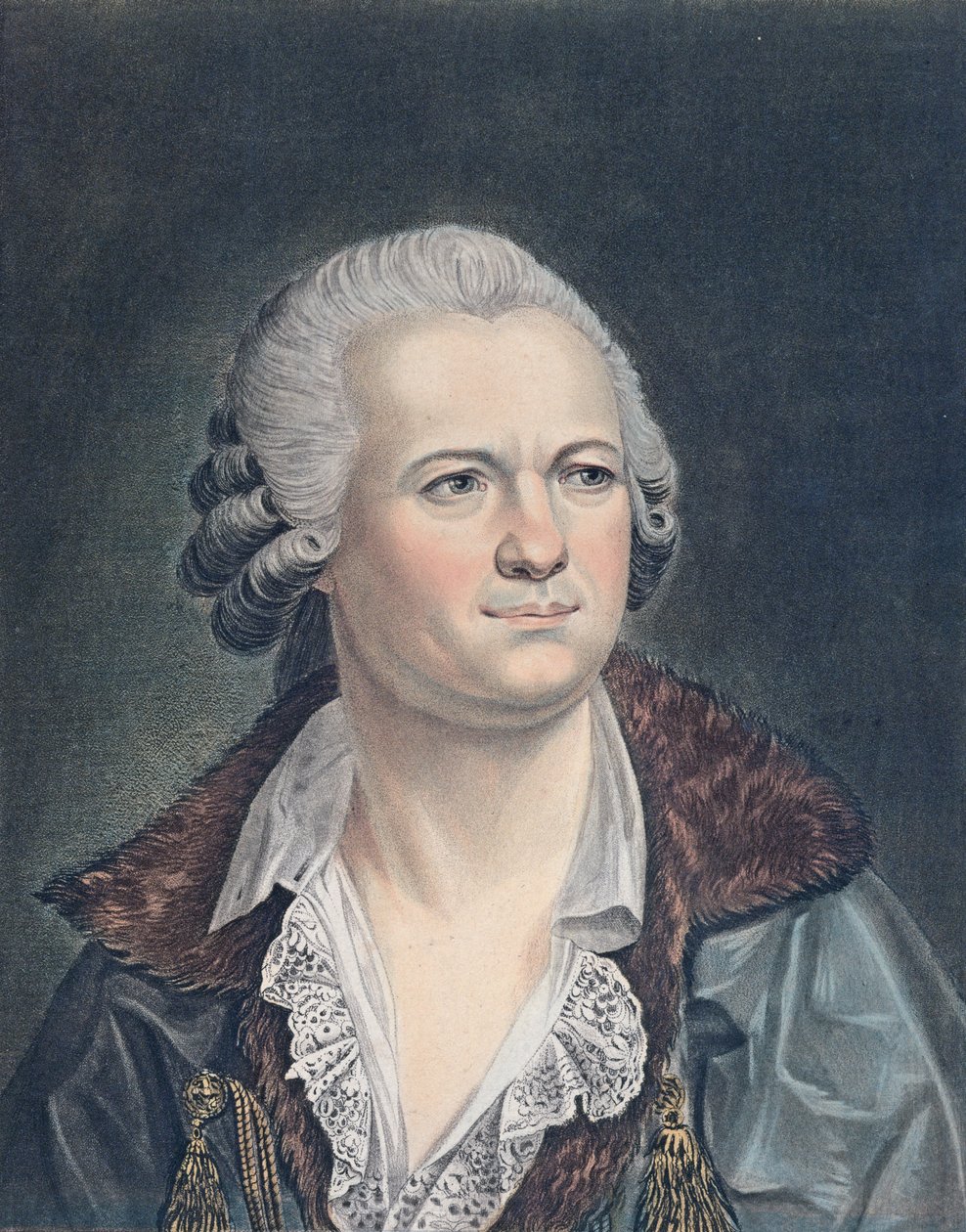 Pierre-Joseph Desault, 1800 (rycina kolorowa) autorstwa Kimly