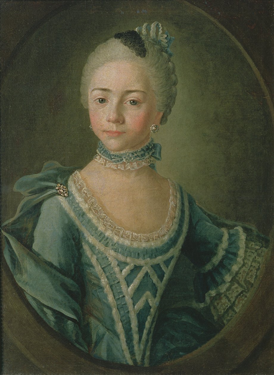 Portret hrabiny Zofii Matiuskiny (1755-1796), 1763 autorstwa Kirill Inanovich Golovachevsky