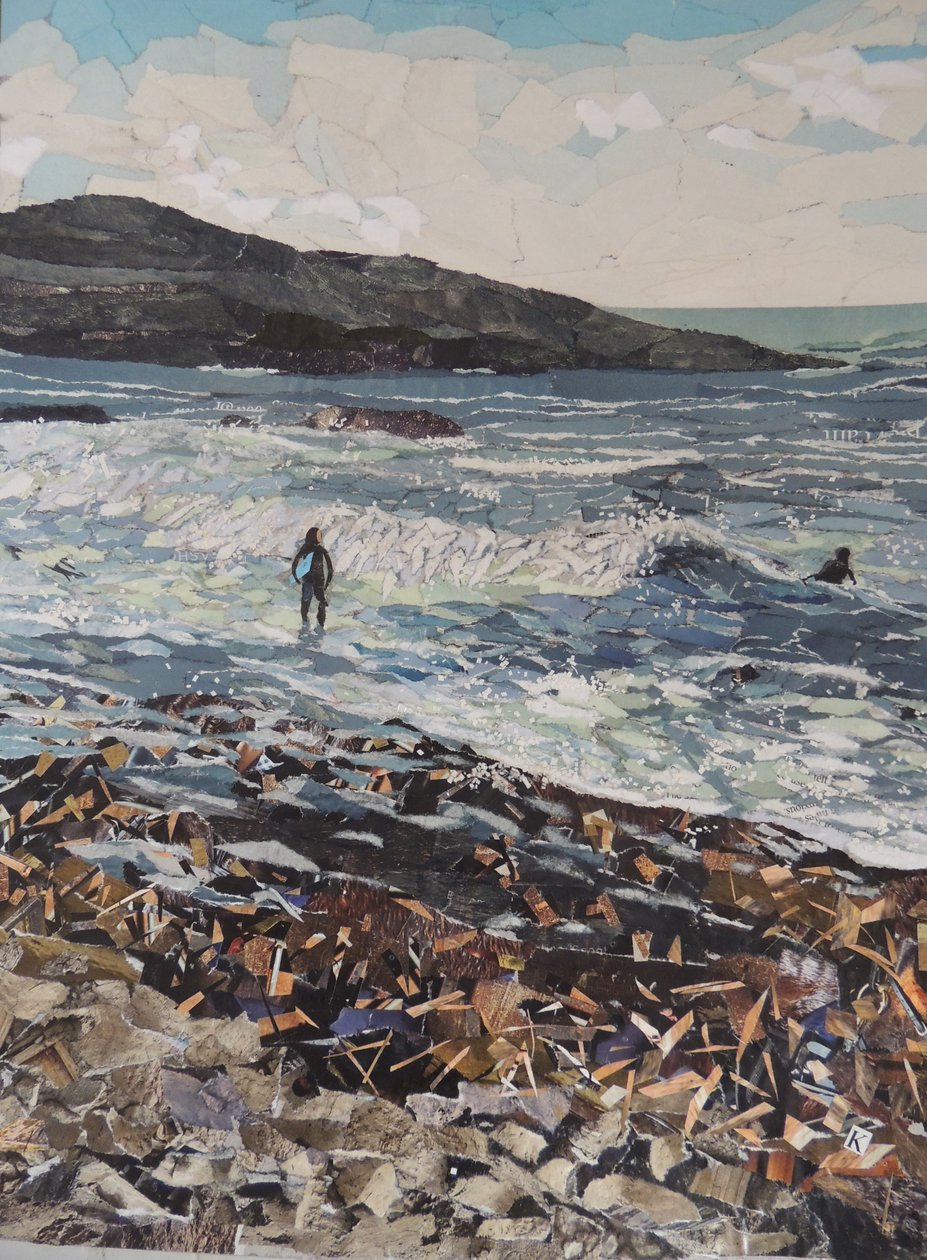 Body Boarders - Wembury autorstwa Kirstie Adamson