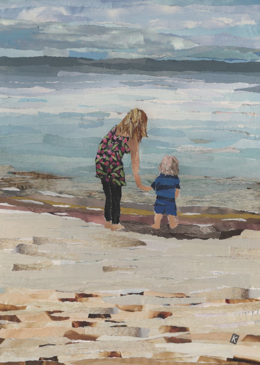 Plaża Vrouwenpolder, Holandia autorstwa Kirstie Adamson