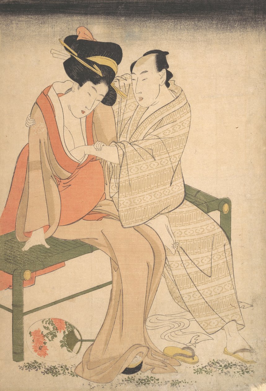 Para kochanków, 1795. autorstwa Kitagawa Utamaro