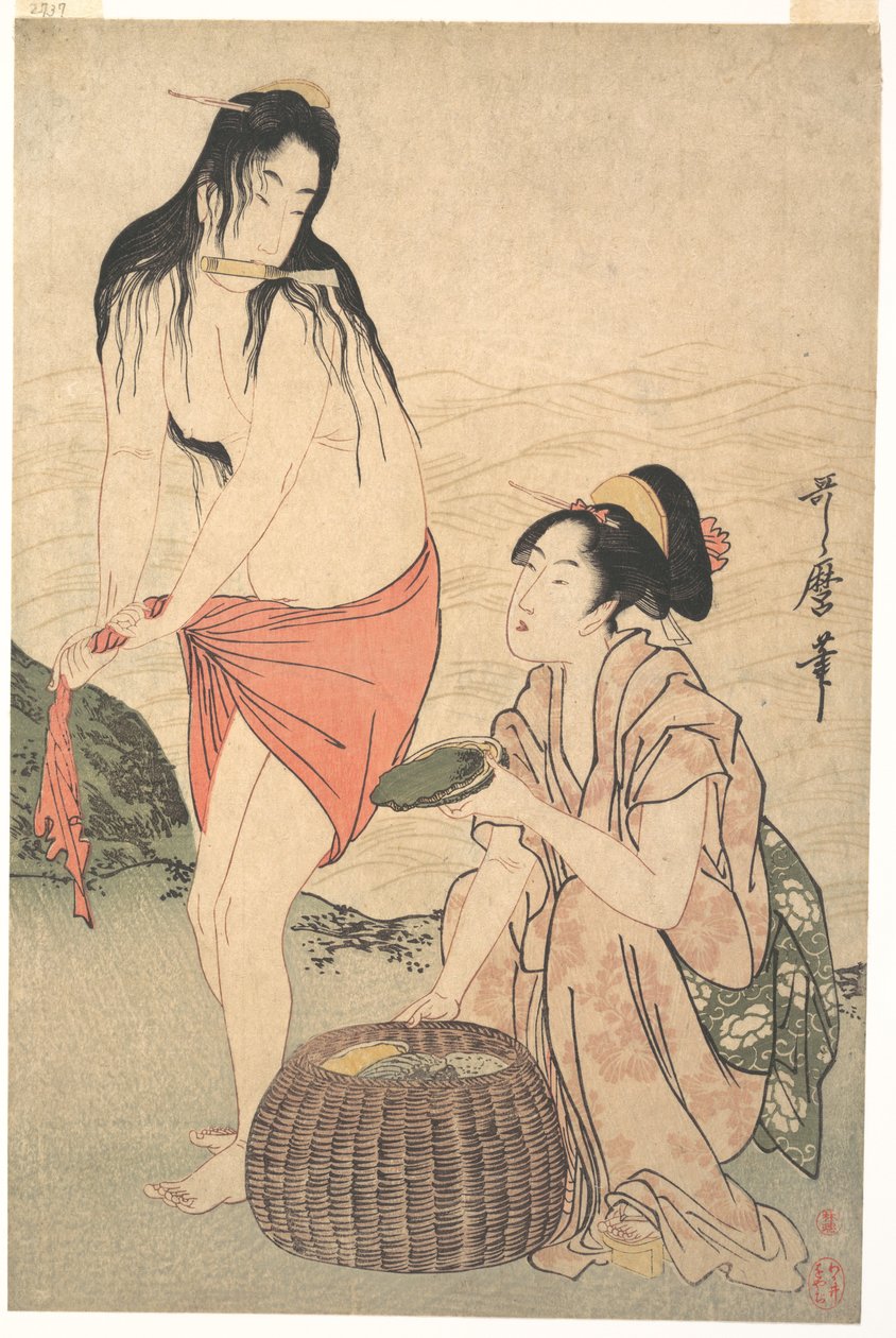 Abalone Divers autorstwa Kitagawa Utamaro