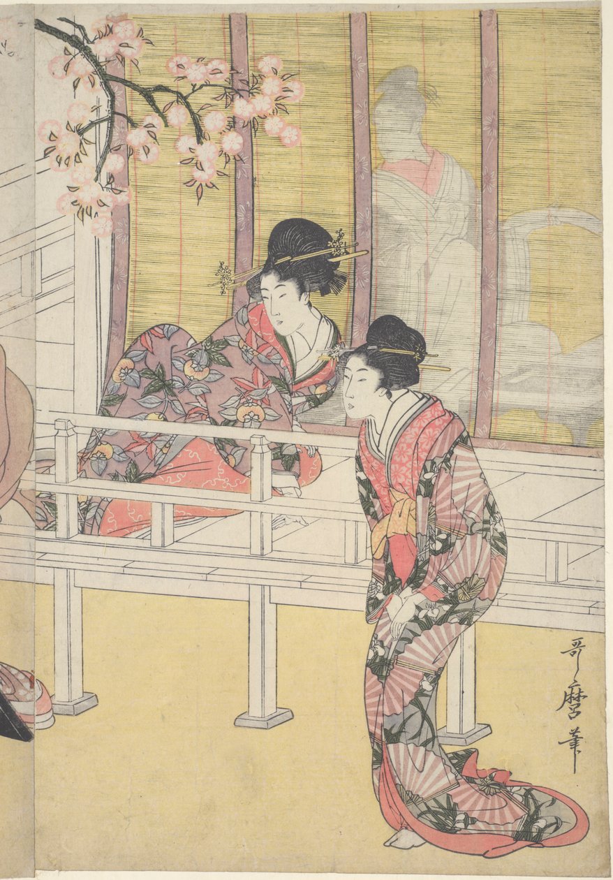 Księżniczka Aoi Cushing Upon 6 Księżniczka Joe autorstwa Kitagawa Utamaro