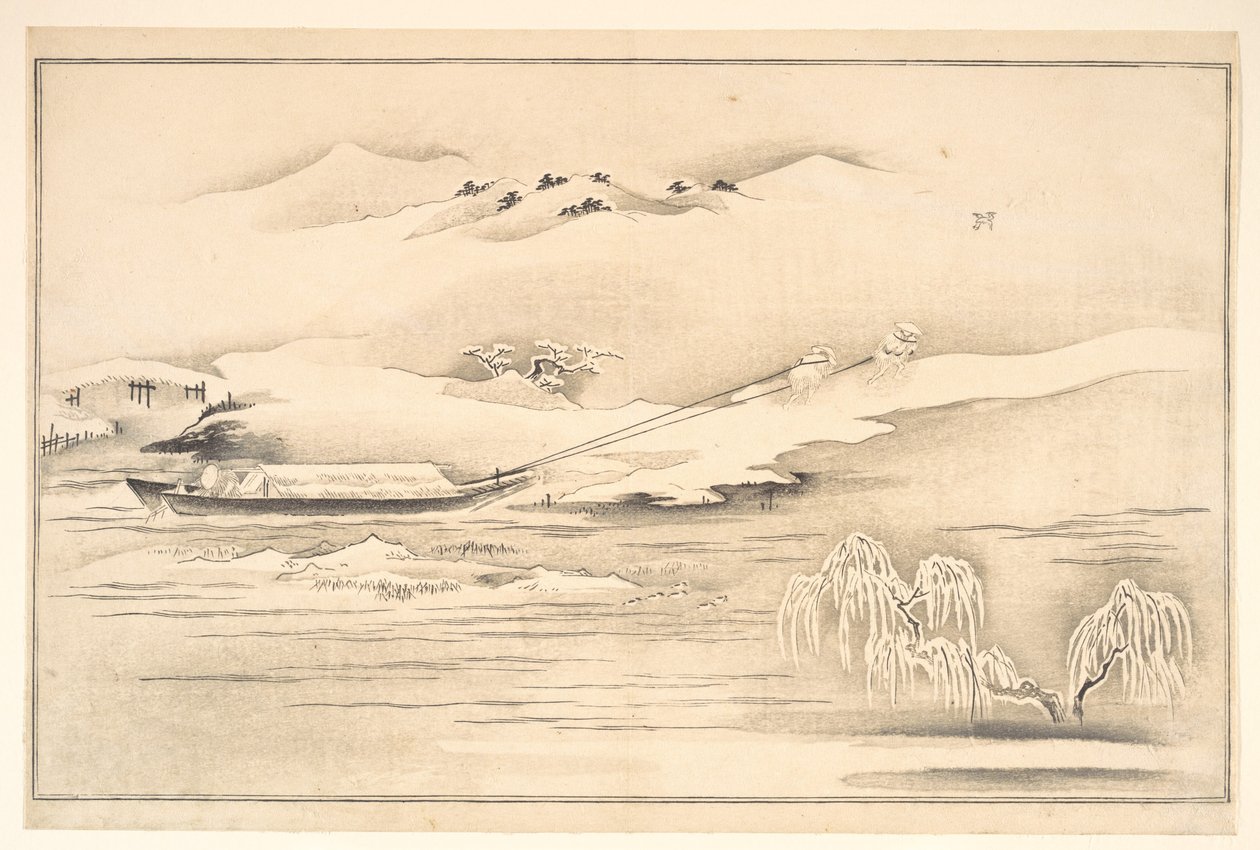 Księga Ehon Ginsekai (Świat w srebrze) autorstwa Kitagawa Utamaro