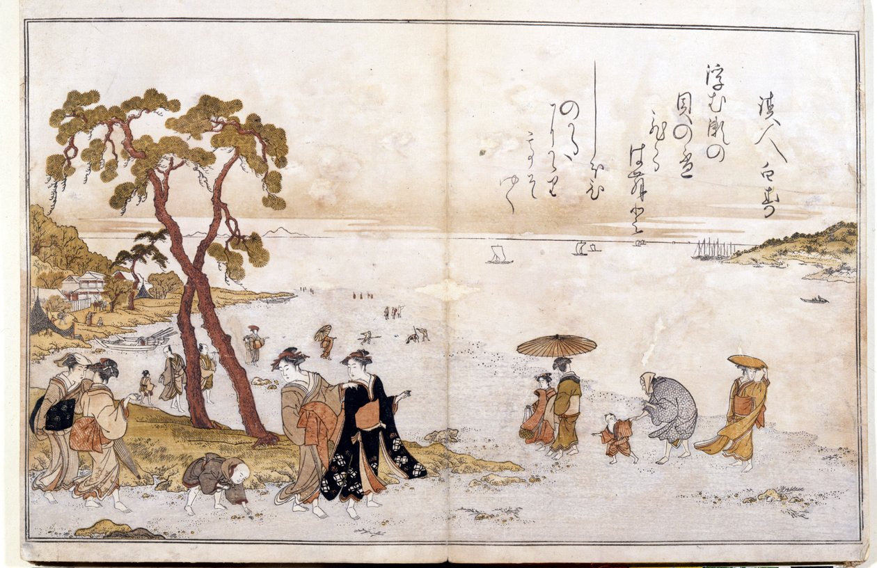 Darowizny z odpływu autorstwa Kitagawa Utamaro