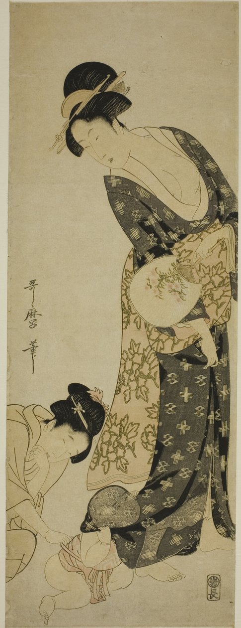 Matka i dziecko autorstwa Kitagawa Utamaro