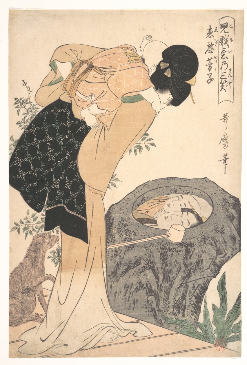 Matka i dziecko autorstwa Kitagawa Utamaro