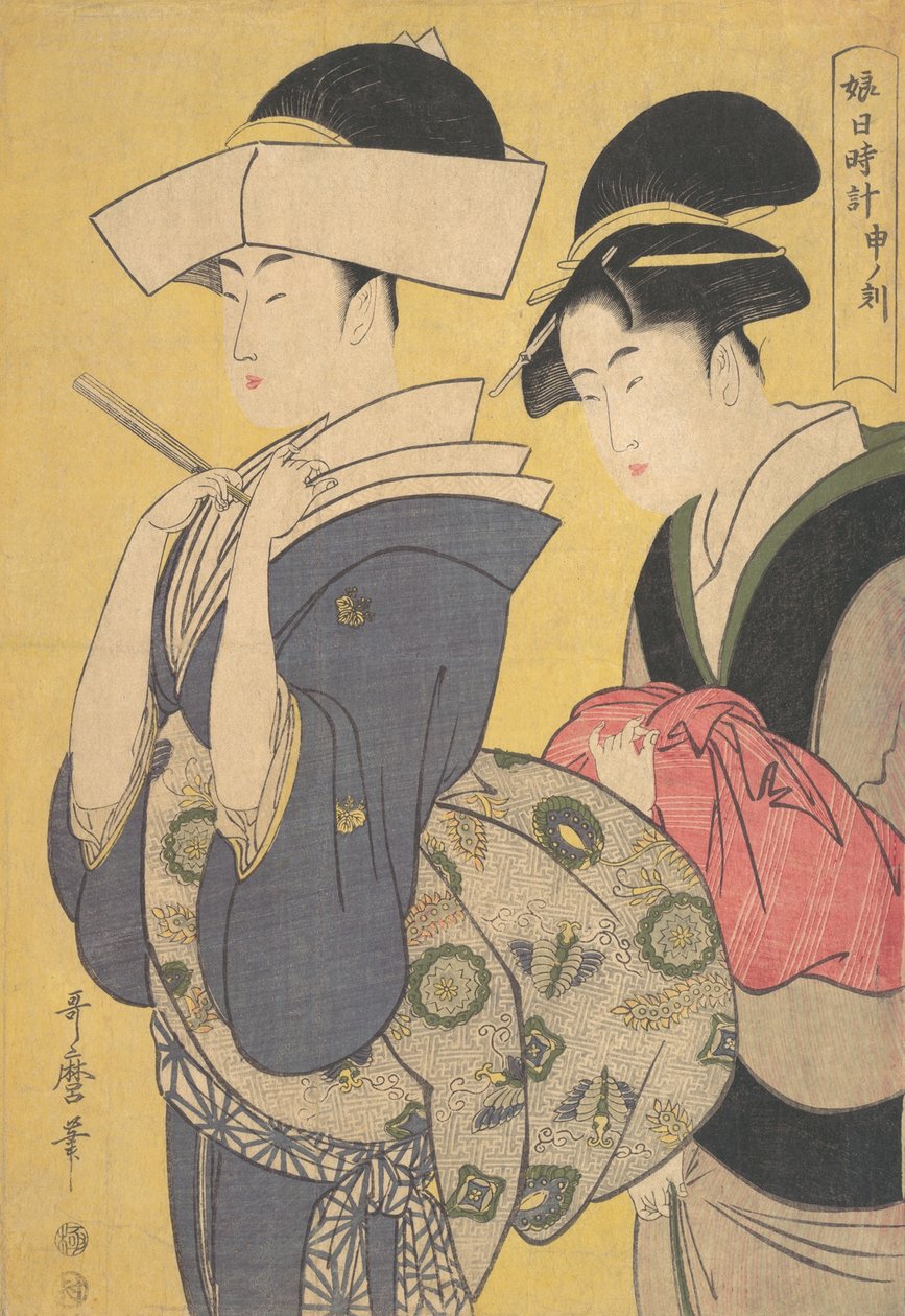 Kraj komórki, ? 1795. autorstwa Kitagawa Utamaro