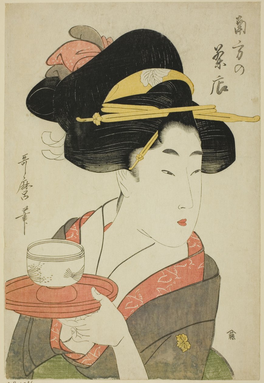 Południowa Herbaciarnia autorstwa Kitagawa Utamaro