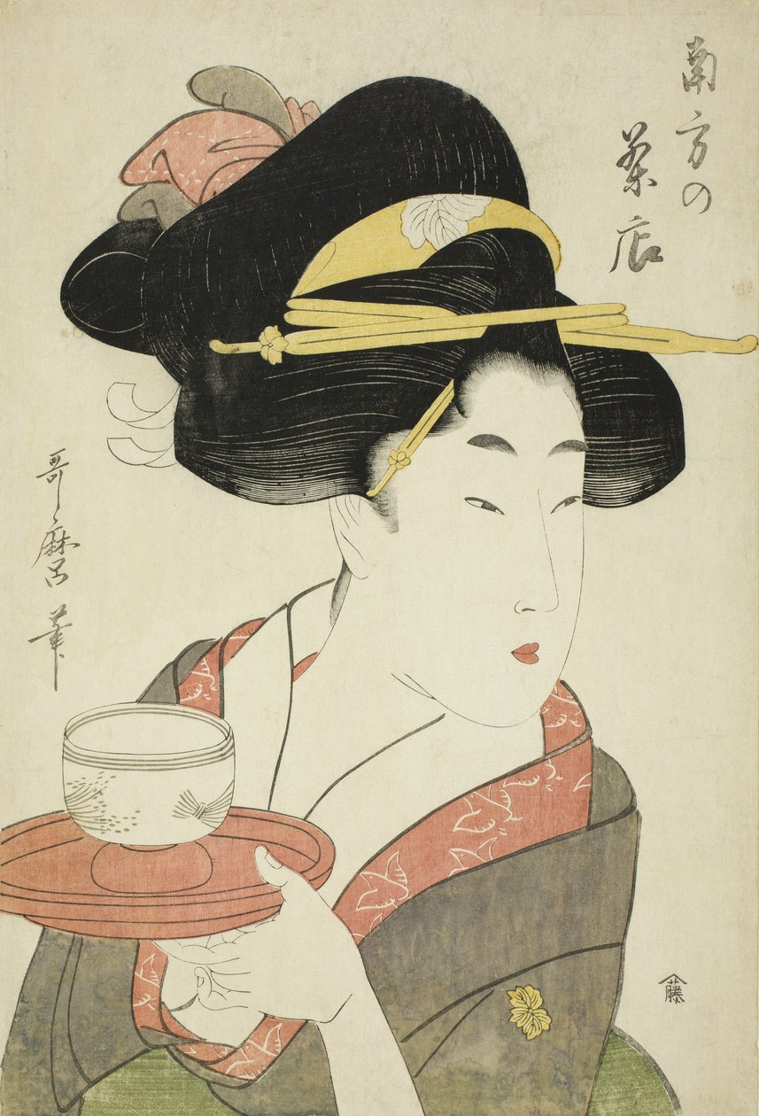 Południowa Herbaciarnia autorstwa Kitagawa Utamaro