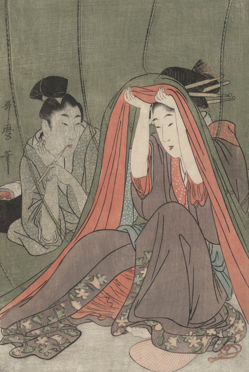 Moskitiera autorstwa Kitagawa Utamaro