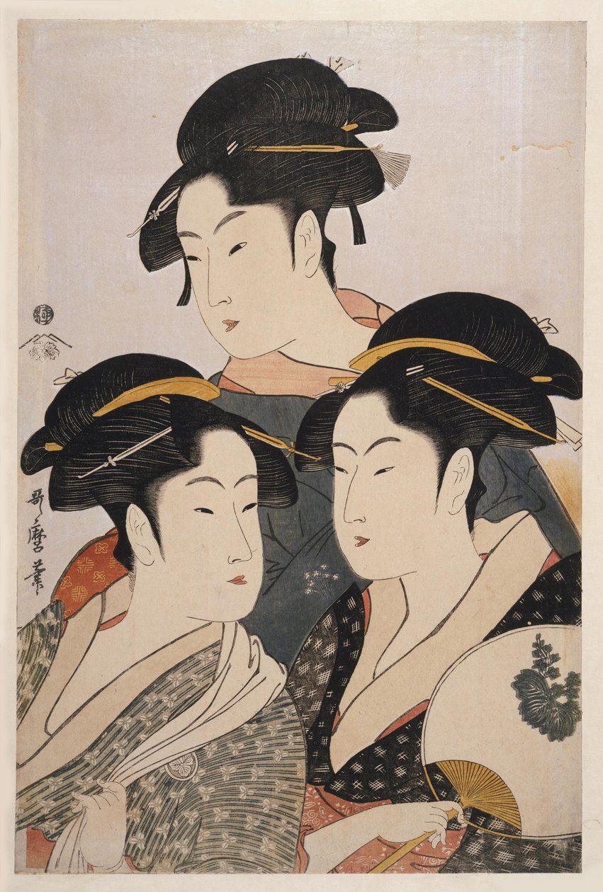 Trzy piękności współczesności Toji san bijin autorstwa Kitagawa Utamaro