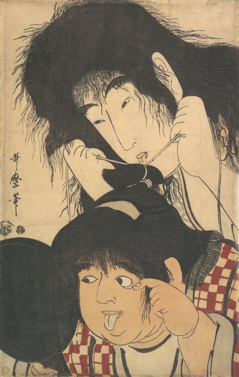 Yamauba Draft Quintaro, co? 1795. autorstwa Kitagawa Utamaro